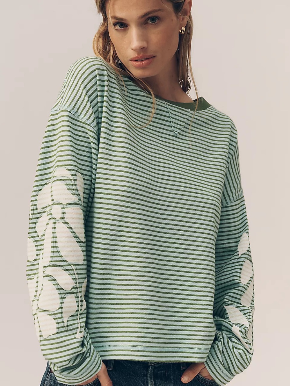 NWT Size S - Pilcro 100% Cotton Bonfire Pullover Top